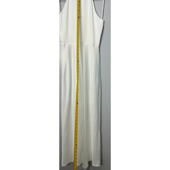WAYF Women's Off-White Long Dress SIZE: 8 - Picture 8 of 8